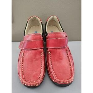 Wolky Belinda Women's Leather Moccasin 7 Red 6601 EU38, US 7